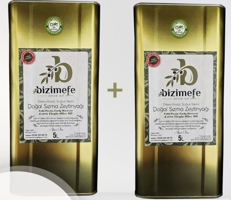 Bizimefe olive oil Erken Hasat Souk Skm Zeytinya  5+5 lt